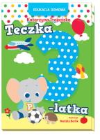 Edukacja domowa. Teczka 3-latka. Autor: Natalia Berlik, Katarzyna Trojańska .. SmakLiter.pl Okładka książki Edukacja domowa. Teczka 3-latka