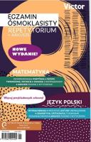 Egzamin ósmoklasisty. Repetytorium+arkusze 1/2024. Autor:   Praca zbiorowa. SmakLiter.pl Okładka książki Egzamin ósmoklasisty. Repetytorium+arkusze 1/2024
