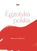 Okładka książki Egzotyka polska