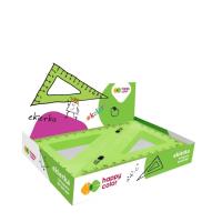 Ekierka 60* 12cm (25szt) HAPPY COLOR. Wydawca: GDD. SmakLiter.pl Opakowanie Ekierka 60* 12cm (25szt) HAPPY COLOR