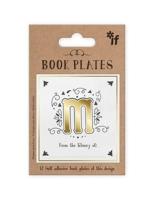 Ekslibris - zestaw naklejek - litera M. Wydawca: IF. SmakLiter.pl Opakowanie Ekslibris - zestaw naklejek - litera M