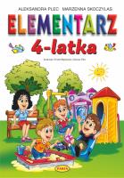 Elementarz 4-latka. Autor: Aleksandra Plec, Marzena Skoczylas. SmakLiter.pl Okładka książki Elementarz 4-latka