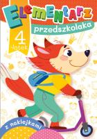 Elementarz przedszkolaka. 4-latek. Autor: Krassowska Dorota. SmakLiter.pl Okładka książki Elementarz przedszkolaka. 4-latek