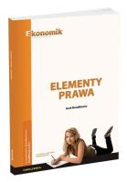 Elementy prawa ćwiczenia. Autor: Jacek Musiałkiewicz. SmakLiter.pl Okładka książki Elementy prawa ćwiczenia