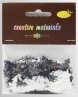 Opakowanie Elementy z folii choinki srebrne 15g