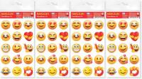 Emotikony 01 Naklejki 4 sztuki. Wydawca: Jako. SmakLiter.pl Opakowanie Emotikony 01 Naklejki 4 sztuki