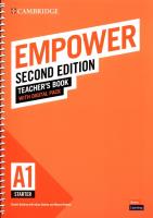 Empower Starter/A1 Teacher's Book with Digital Pack. Autor: Godfrey Rachel, Oakley Julian, Rimmer Wayne. SmakLiter.pl Okładka książki Empower Starter/A1 Teacher's Book with Digital Pack