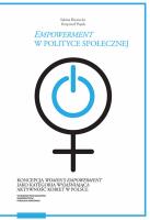 Okładka książki Empowerment w polityce społecznej Koncepcja women’s empowerment jako kategoria wyjaśniająca akt