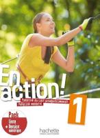 En Action 1 podręcznik + kod. Autor: Ceine Himber, Fabienne Gallon. SmakLiter.pl Okładka książki En Action 1 podręcznik + kod