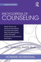 Encyclopedia of Counseling. Autor: Rosenthal Howard. SmakLiter.pl Okładka książki Encyclopedia of Counseling