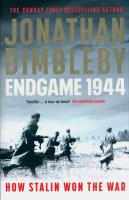 Endgame 1944. Autor: Dimbleby Jonathan. SmakLiter.pl Okładka książki Endgame 1944