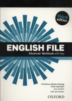 English File 3E Advanced WB/key. Autor: Latham-Koenig Christina, Oxenden Clive, Jane Huds. SmakLiter.pl Okładka książki English File 3E Advanced WB/key