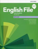 English File 4E Intermediate WB + key OXFORD. Autor: Clive Oxenden; Christina Latham-Koenig, Chomacki Kate. SmakLiter.pl Okładka książki English File 4E Intermediate WB + key OXFORD