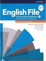 English File 4E Pre-Interm. Multipack A + online. Autor: Latham-Koenig Christina, Oxenden Clive, Lambert Jerry. SmakLiter.pl Okładka książki English File 4E Pre-Interm. Multipack A + online