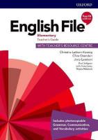 English File Elementary Teacher's Guide + Teacher's Resource Centre. Autor: Clive Oxenden; Christina Latham-Koenig, Lambert Jerry. SmakLiter.pl Okładka książki English File Elementary Teacher's Guide + Teacher's Resource Centre