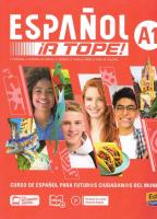 Espanol A Tope A1 podręcznik + ćwiczenia. Autor:   Praca zbiorowa. SmakLiter.pl Okładka książki Espanol A Tope A1 podręcznik + ćwiczenia