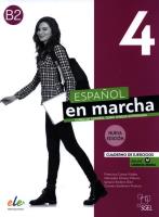Español en marcha Nueva edición 4 Cuaderno de ejercicios. Autor: Castro Francisca, Álvarez Mercedes. SmakLiter.pl Okładka książki Español en marcha Nueva edición 4 Cuaderno de ejercicios