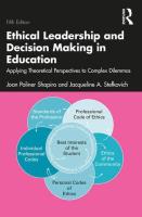 Okładka książki Ethical Leadership and Decision Making in Education