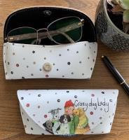 Opakowanie Etui na okulary GL10 Crazy Dog Lady Psiara