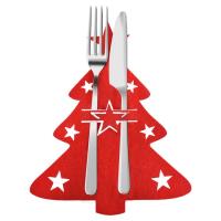 Opakowanie Etui na sztućce choinki 4szt