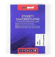 Opakowanie Etykiety samoprzylepne A4/100K 8x105x74mm