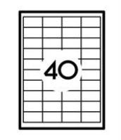 Opakowanie Etykiety samoprzylepne NO.Y003 YANDA