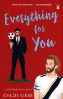 Everything for You. Autor: Liese Chloe. SmakLiter.pl Okładka książki Everything for You