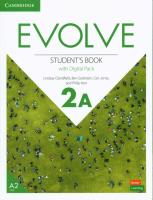 Evolve L2A Student's Book with. Autor: Lindsay Clandfield, Goldstein Ben, Jones Ceri, Philip Kerr. SmakLiter.pl Okładka książki Evolve L2A Student's Book with