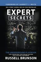 Expert Secrets. Autor: Russell Brunson. SmakLiter.pl Okładka książki Expert Secrets