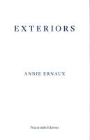 Exteriors. Autor: Annie Ernaux. SmakLiter.pl Okładka książki Exteriors