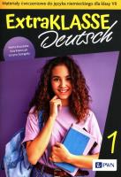 Extraklasse Deutsch 1 Materiały ćwiczeniowe do języka niemieckiego dla klasy VII. Autor: Kozubska Marta, Krawczyk Ewa, Zastąpiło Lucyna. SmakLiter.pl Okładka książki Extraklasse Deutsch 1 Materiały ćwiczeniowe do języka niemieckiego dla klasy VII