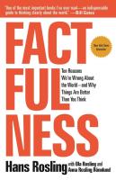 Factfulness. Autor: Rosling Hans. SmakLiter.pl Okładka książki Factfulness