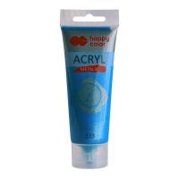 Farba akrylowa 75ml granatowy metalik HAPPY COLOR. Wydawca: GDD. SmakLiter.pl Opakowanie Farba akrylowa 75ml granatowy metalik HAPPY COLOR