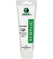 Opakowanie Farba akrylowa biała Maries 120 ml 816B-104
