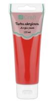 Farba akrylowa czerwona 120ml. Wydawca: Dalprint. SmakLiter.pl Opakowanie Farba akrylowa czerwona 120ml