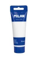Opakowanie Farba akrylowa w tubce 75 ml biel arktyczna MILAN