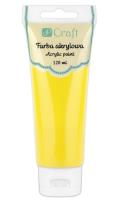 Farba akrylowa żółta 120ml. Wydawca: Dalprint. SmakLiter.pl Opakowanie Farba akrylowa żółta 120ml