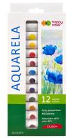 Opakowanie Farba akwarelowa STUDIO 12 kolorów x 12 ml Happy Color