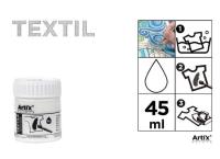 Opakowanie Farba do tkanin biała 45ml (6szt)