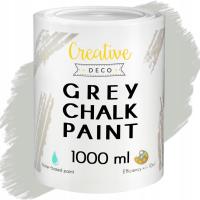 Farba kredowa szara do drewna 1000ml. Wydawca: Creative Deco. SmakLiter.pl Opakowanie Farba kredowa szara do drewna 1000ml