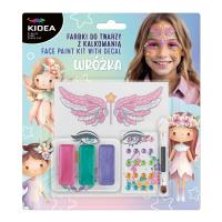 Opakowanie Farbki do twarzy z kalkomanią Wróżka KIDEA