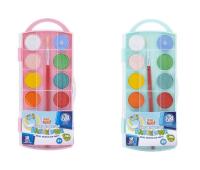 Opakowanie Farby akwarelowe pastelowe Astra 12 kolorów 1 szt. mix