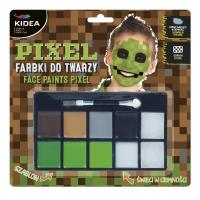 Opakowanie Farby do twarzy zestaw Pixel Kidea