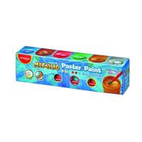 Farby plakatowe metalic 22ml + pędzel 6 kolorów. Wydawca: Keyroad. SmakLiter.pl Opakowanie Farby plakatowe metalic 22ml + pędzel 6 kolorów