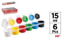 Opakowanie Farby plakatowe tempera 15ml 6 kolorów
