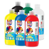 Farby plakatowe w butelkach 500ml 6 kolorów. Wydawca: Sweet colours. SmakLiter.pl Opakowanie Farby plakatowe w butelkach 500ml 6 kolorów