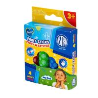 Farby w sztyfcie okrągłe 4kol Jumbo Baby ASTRA. Wydawca: ASTRA papiernicze. SmakLiter.pl Opakowanie Farby w sztyfcie okrągłe 4kol Jumbo Baby ASTRA