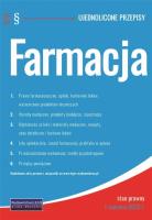 Farmacja - ujednolicone przepisy. Autor:   Praca zbiorowa. SmakLiter.pl Okładka książki Farmacja - ujednolicone przepisy