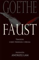 Faust Tragedii część pierwsza i druga. Autor: Johann Wolfgang von Goethe. SmakLiter.pl Okładka książki Faust Tragedii część pierwsza i druga