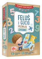 Feluś i Gucio poznają cyferki. Autor: Justyna Kesler. SmakLiter.pl Okładka książki Feluś i Gucio poznają cyferki